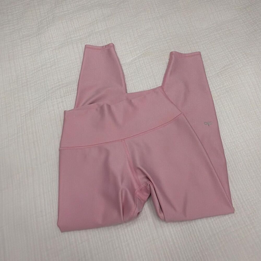 Alo-yoga Women's Pink Leggings - Picture 2 of 5